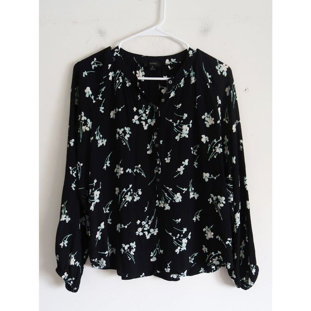 J.Crew Floral Blouse - Size Small